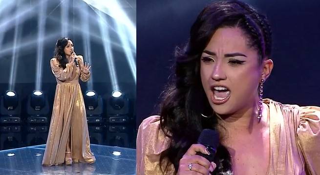 Lucy Young cantó “El espejo” en su más reciente concierto