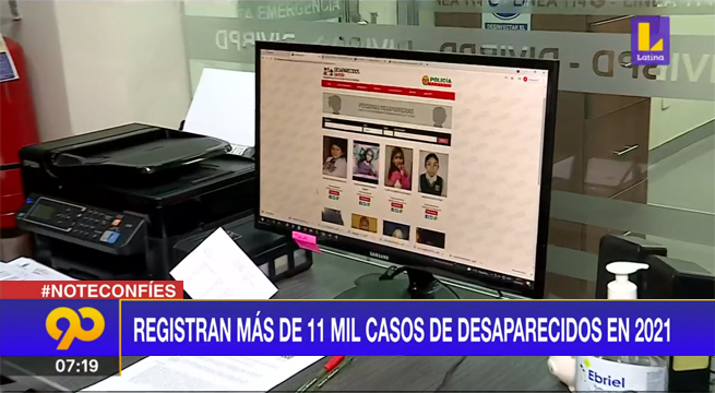 Más de 11 mil casos de desaparición se han registrado en el 2021