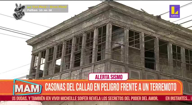 ¡Atención!: Casonas del Callao en peligro frente a un terremoto
