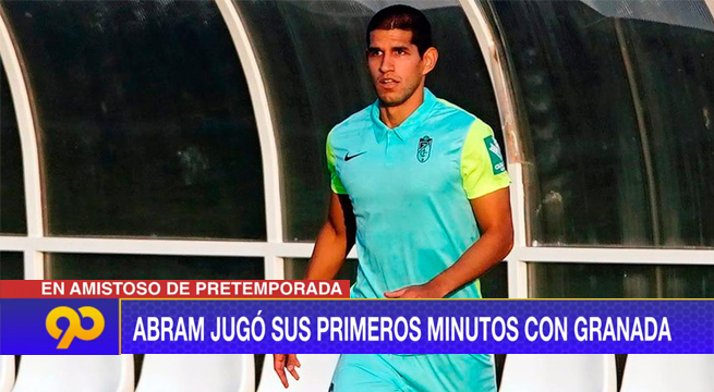 Luis Abram jugó sus primeros minutos con el Granada