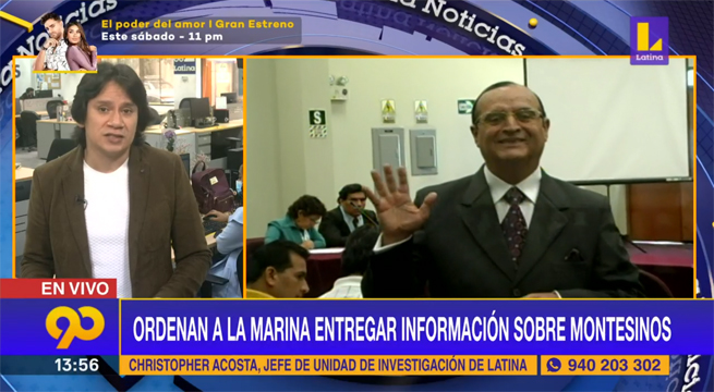 Ordenan a la Marina de Guerra a entregar información a medio periodístico