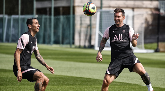 Lionel Messi se une a los entrenamientos tras fichar por el PSG