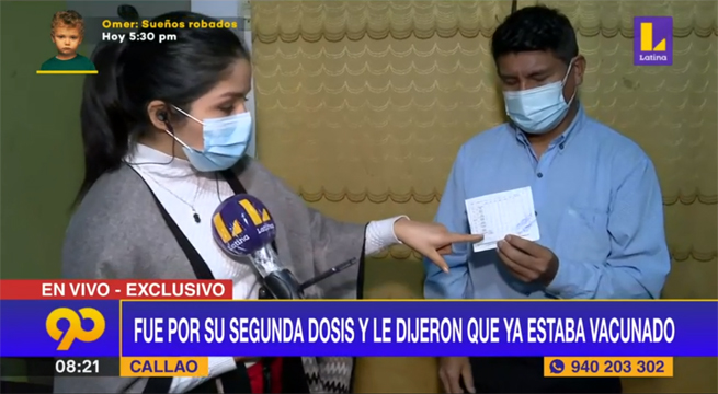 Acusan suplantación de identidad en vacunatorios contra el Covid-19