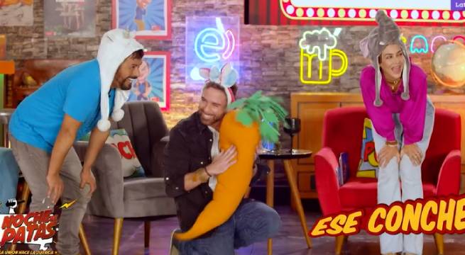 Anahí de Cárdenas y Pold Gastelo jugaron a las ‘Grandes interpretaciones’ en Noche de Patas