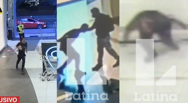 Así ingresó Alex Gensollen al centro comercial donde murió