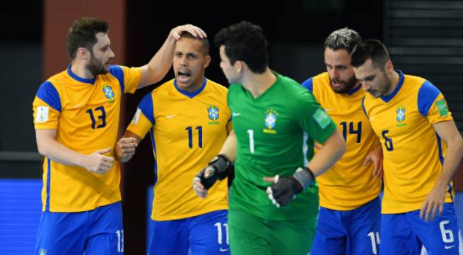 Brasil y Portugal clasificaron a los octavos de la Copa Mundial de Futsal de la FIFA