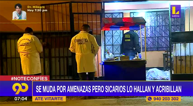 Hombre se muda por amenazas, pero sicarios lo buscaron para matarlo