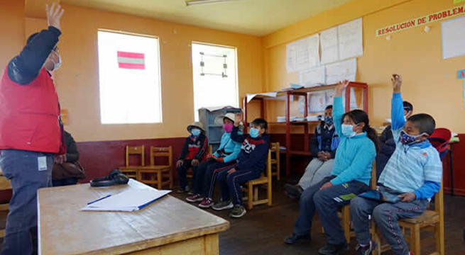 Minedu anuncia que clases en las escuelas serán presenciales al 100 % en todo el país