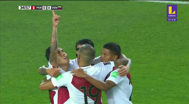 Perú se pone adelante en el marcador con gol de Christian Cueva