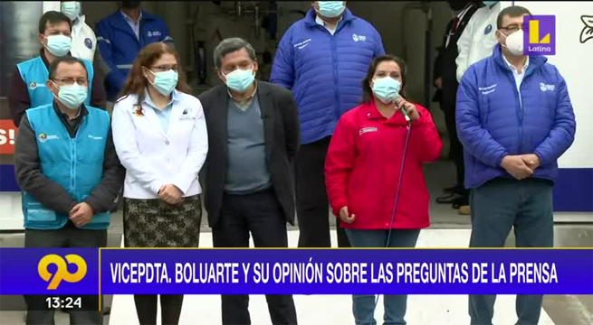 Dina Boluarte y su opinión sobre las preguntas de la prensa