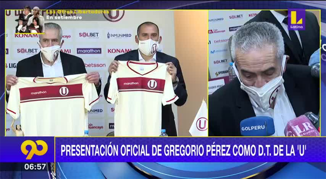 Gregorio Pérez: “La U es un equipo grande y haremos todo lo posible para concluir bien este torneo”