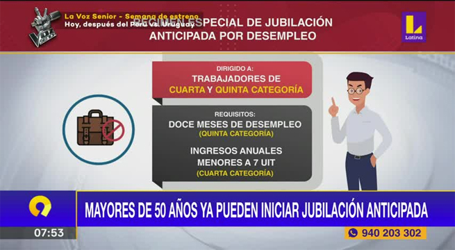 Mayores de 50 años ya pueden acceder a la jubilación anticipada