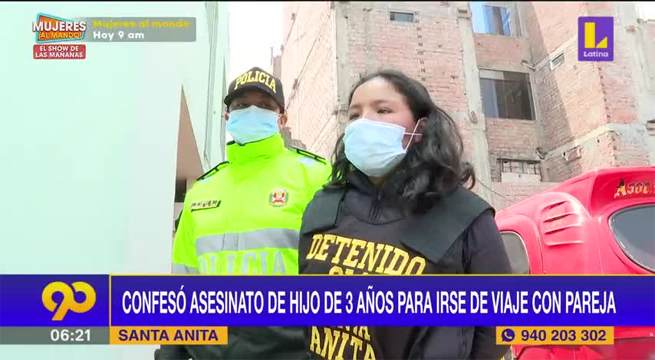 Mujer confesó haber asesinado a su hijo de 3 años para irse de viaje con pareja