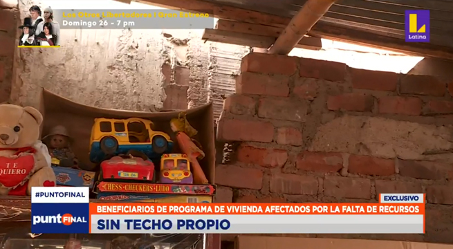 Beneficiarios de programa de vivienda afectados por la falta de recursos