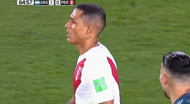Yoshimar Yotún falló un disparo penal en el Argentina vs. Perú