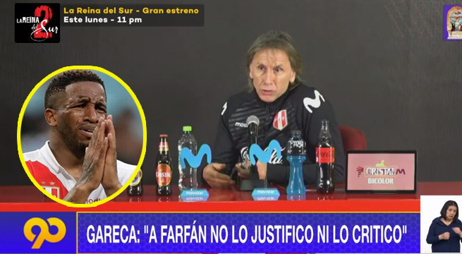 Ricardo Gareca: “A Jefferson no lo justifico ni critico”