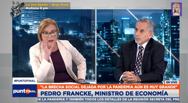 Ministro Francke considera que la inversión privada en el Perú se viene recuperando