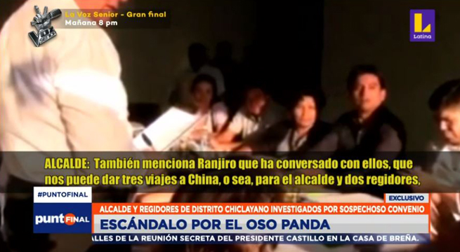 Alcalde y regidores de distrito chiclayano investigados por sospechoso convenio con empresa china