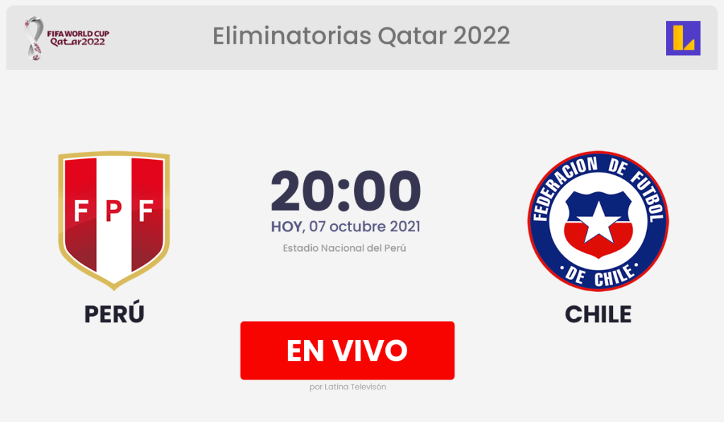 Ver en vivo Peru vs Chile