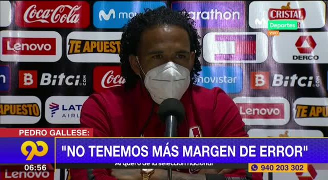 Pedro Gallese: “No tenemos más margen de error”