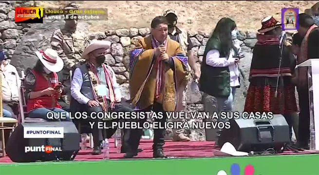 Guido Bellido: “Si el Congreso no aprueba la segunda reforma agraria, el pueblo escogerá uno nuevo”
