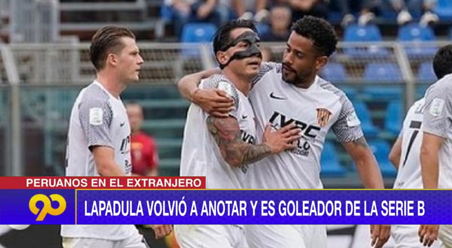 Gianluca Lapadula volvió a anotar y es el goleador de la Serie B italiana