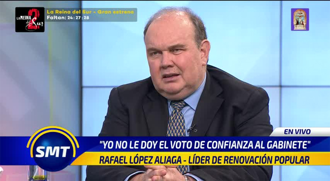 Rafael López Aliaga: “El país se está yendo a la basura, hay que parar esto”