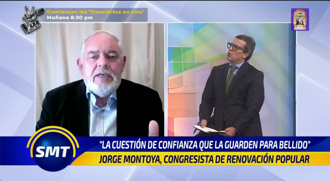 Jorge Montoya: “La cuestión de confianza que la guarden para Bellido”