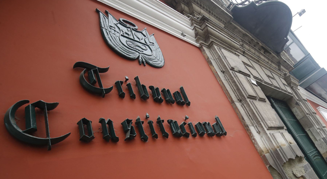 TC desestima pedido para analizar la interpretación del artículo 117 de la Constitución