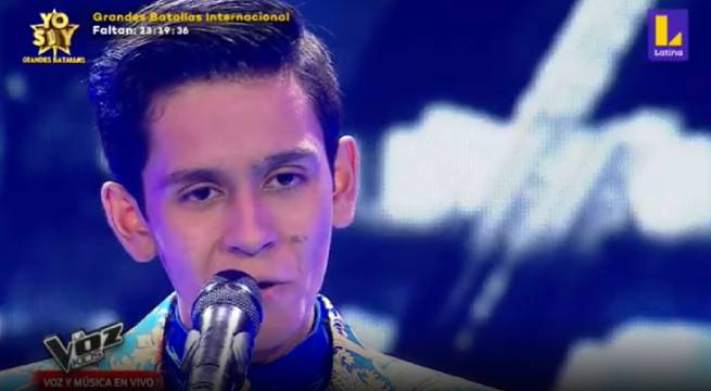 César Vicente interpretó el tema “My Way” en la final de ‘La Voz Kids’