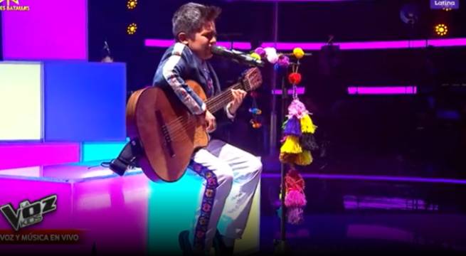 Gianfranco Bustios nos regaló este tema en la final de ‘La Voz Kids’