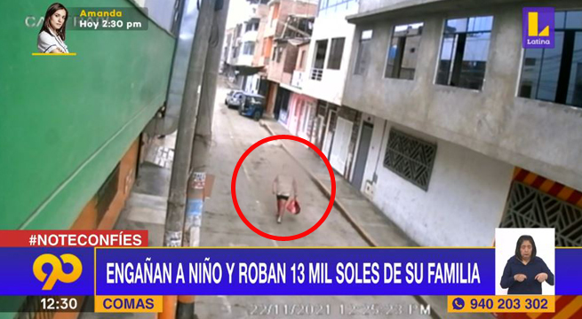 Comas: engañan a niño a través de llamada telefónica y le roban 13 mil soles de su familia