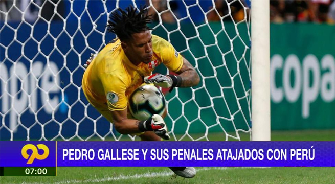 Pedro Gallese y sus penales atajados con la selección peruana
