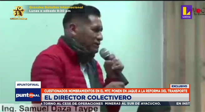 Cuestionados nombramientos en MTC ponen en jaque a la reforma del transporte