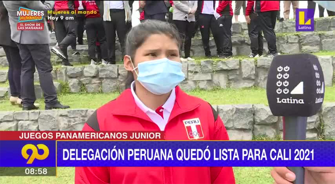 Noemí Huayhuameza y Ángelo Caro serán nuestros abanderados en los Juegos Panamericanos Junior Cali Valle 2021