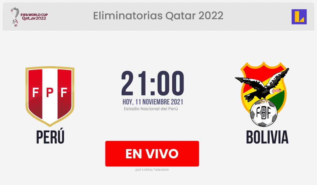 peru vs bolivia en vivo 2021
