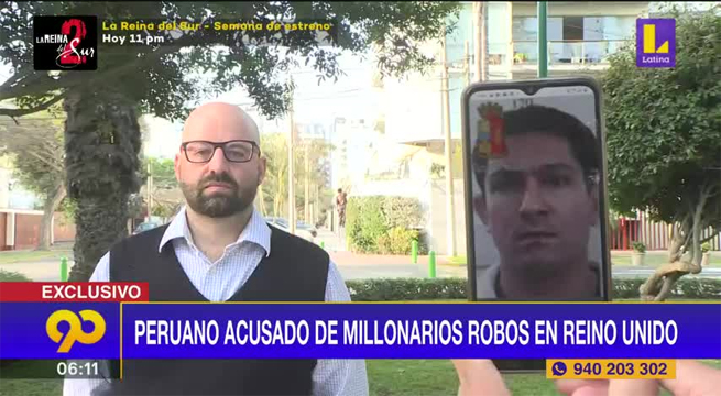 Peruano es acusado de millonarios robos a figuras públicas del Reino Unido