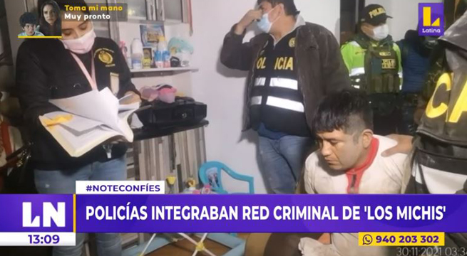 PNP: 26 detenidos en mega operativo contra red de sicariato