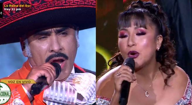 Imitadores de Anita Santivañez y Vicente Fernández no se dieron tregua en su duelo