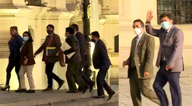 Presidente se reunió con representantes de partidos políticos