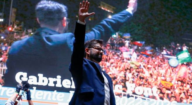 Gabriel Boric dice que hay 