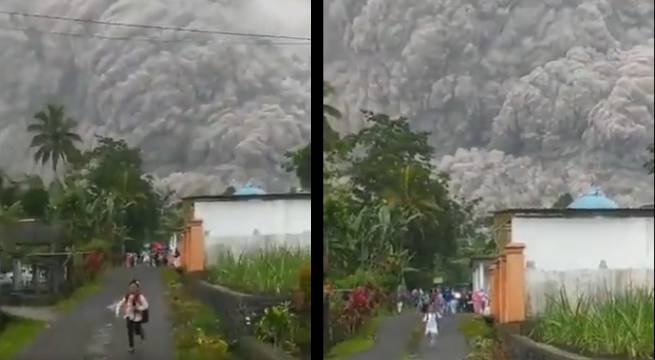 Indonesia: Al menos 1 muerto y 41 heridos deja erupción de volcán Semeru [Video]