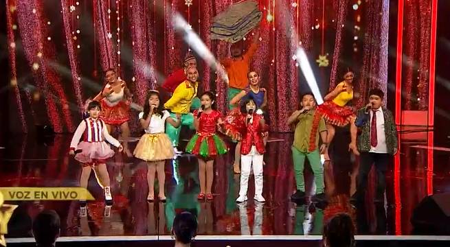 Pequeños de La Voz Kids cantaron “Cholito Jesús”
