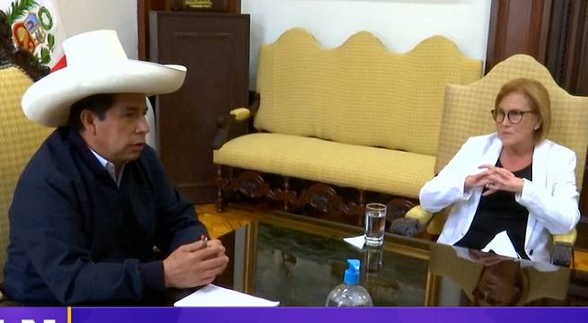 Periodistas se reunieron con el presidente Pedro Castillo
