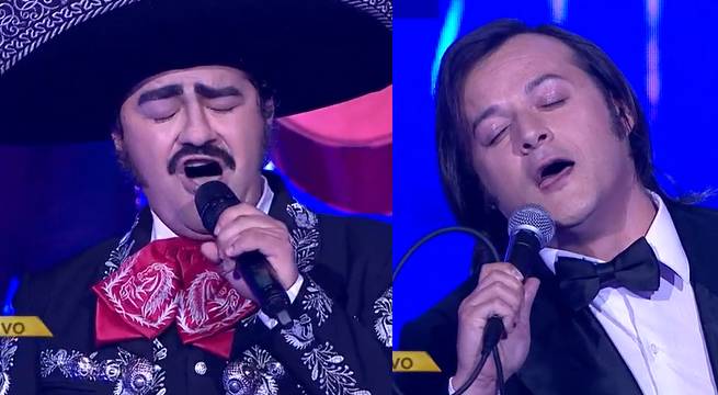 Imitadores de Vicente Fernández y Nino Bravo tuvieron un gran duelo musical
