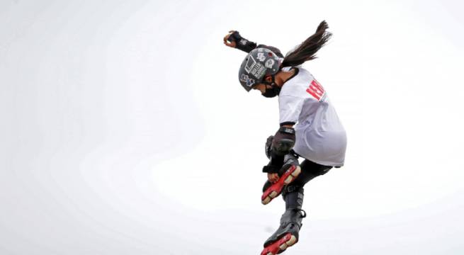 Jana Yamashita, de 10 años, hace historia consagrándose campeona nacional de Patinaje Freestyle