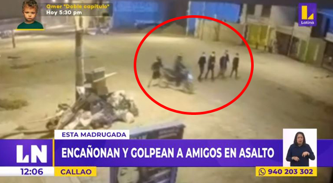 Callao: raqueteros encañonan y golpean a cinco jóvenes en asalto
