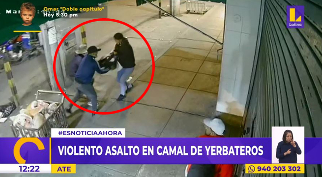 Delincuentes asaltan a trabajadores cuando abrían la puerta de un local en Yerbateros