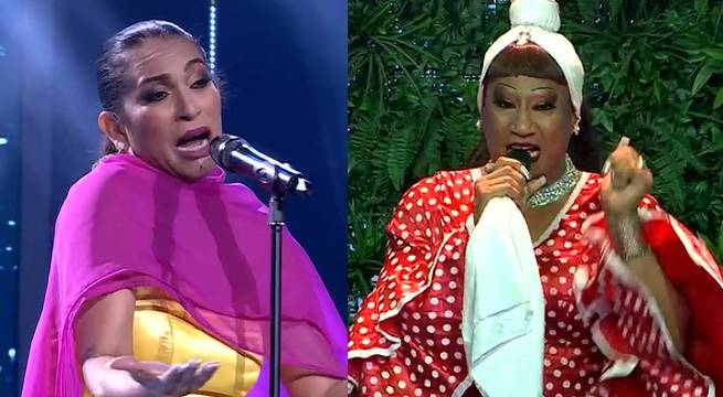 Imitadores de Isabel Pantoja y Celia Cruz batallaron este jueves