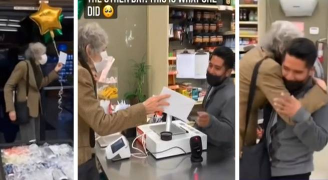 Abuelita comparte premio de lotería con quien le vendió el boleto ganador